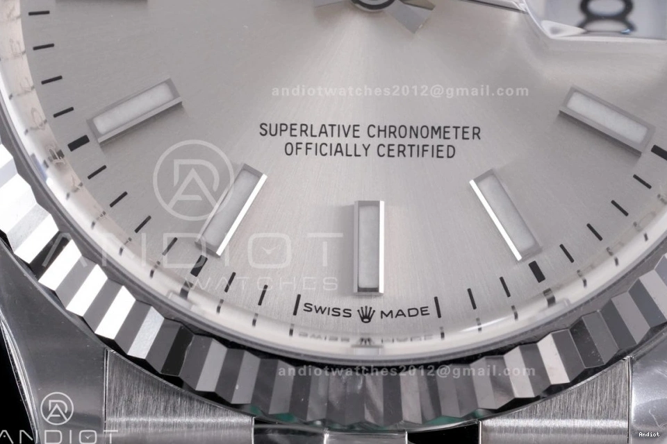 Edition 904L Jubilee SH3235 Silver Best Bracelet Steel DateJust 36 Clean 1:1 on 126234 Stick Dial 0127